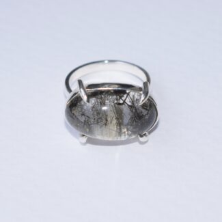 Anillo Aurora Cuarzo Turmalinado