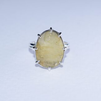 Anillo Aurora Cuarzo Amarillo